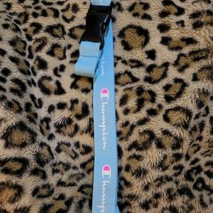 Champion lanyards, key chains.